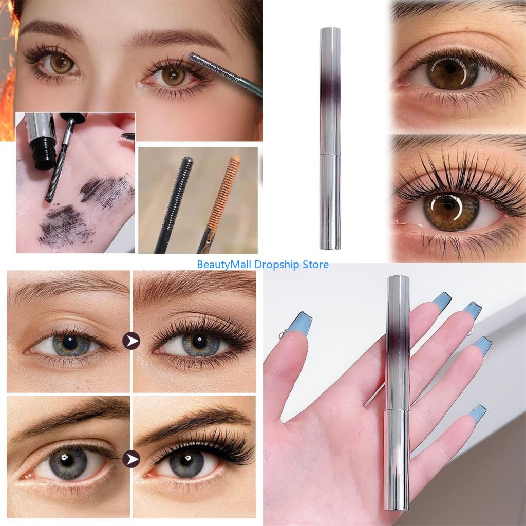 Waterproof Mascara Wand - 40JD Iron Wand Mascara, nieuwe borstelloze