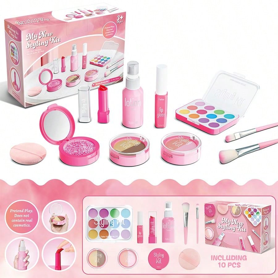 Beauty Makeup Set For Kids - Kinderen doen alsof make-up speelset voor
