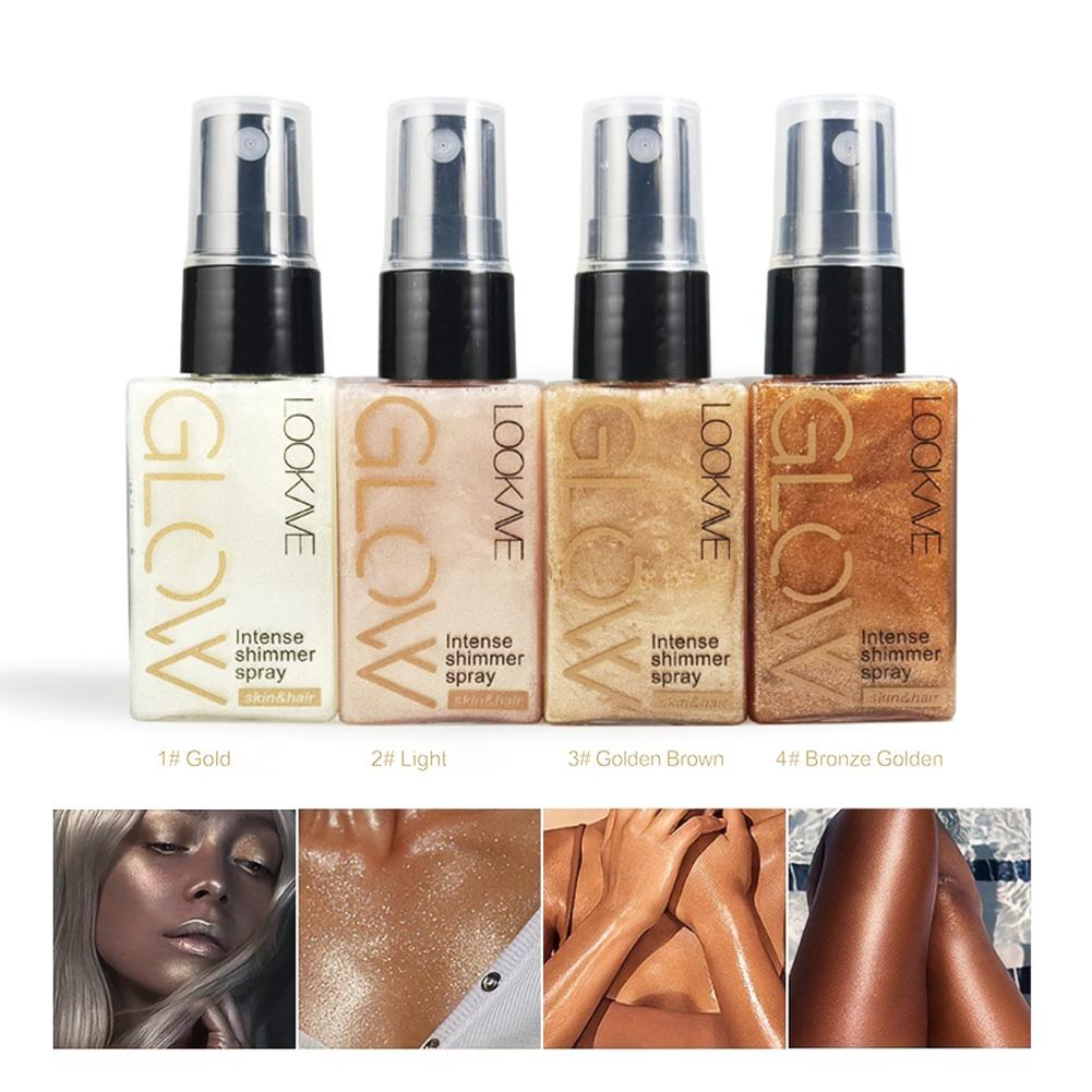 Body Shimmer Lotion - Nieuwe Shimmer Oil Spray Waterproof Langdurig