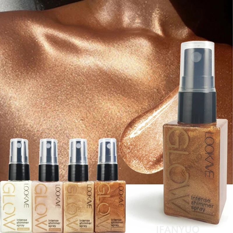 Body Shimmer Lotion - Parelmoer Glitter Spray Shimmer Oil Spray