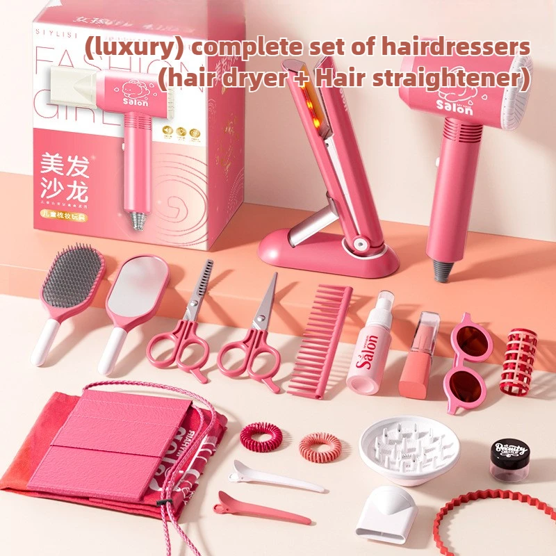 Beauty Makeup Tools Set - Meisjes Schoonheidssalon Set Kinderen Haar Schoonheid