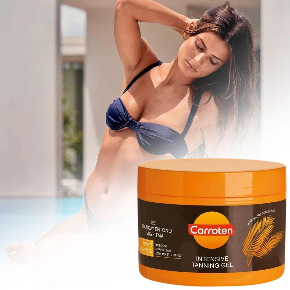 Body Shimmer Lotion - 150ml Carroten Intensieve Zonnebankgel Goudkleurige Body