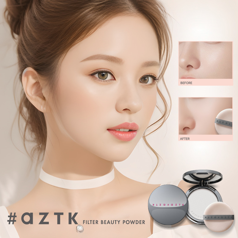 Beauty Makeup Filter - AZTK Fliter BEAUTY POWDER Touch-up Non-Stick