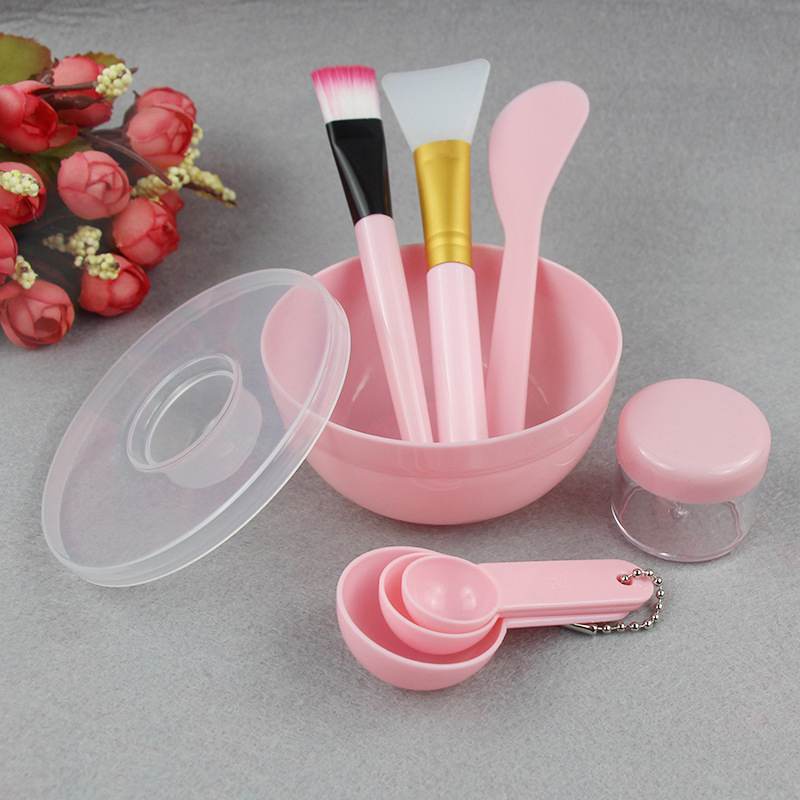 Beauty Makeup Tools Set - Gezichtsborstel, masker, kom, lepel, set, maskerborstel,