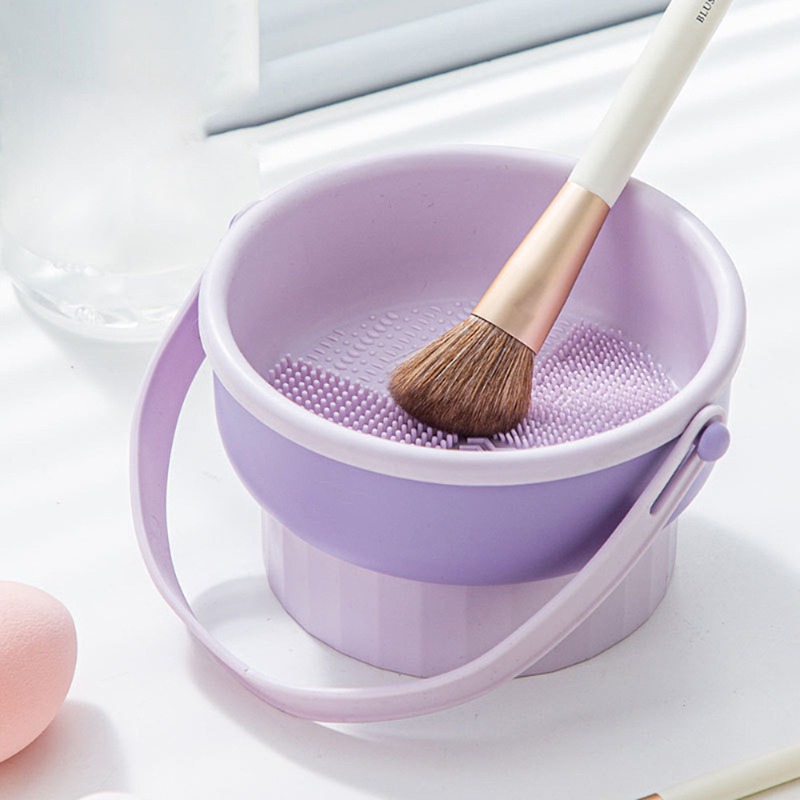 Beauty Makeup Tools Set - Silicone make-up kwastenwasbal, beauty egg tool