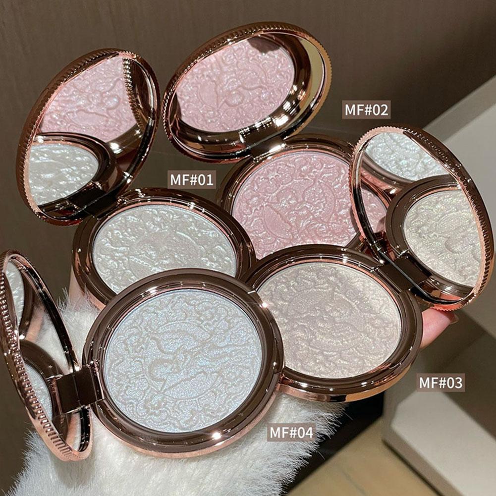 Body Shimmer Lotion - Embossed Diamond Highlighter Poeder Palette Shimmer