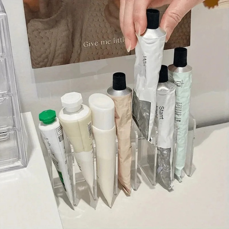 Beauty Makeup Desk - 7-slots transparante plastic cosmetische organizer multifunctionele
