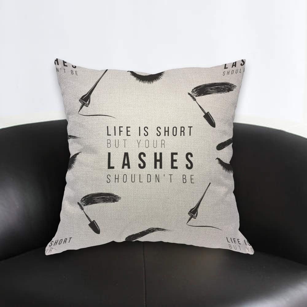 Grappige wimpers quote kussenh - Beauty Makeup Quotes Short recensie en prijs