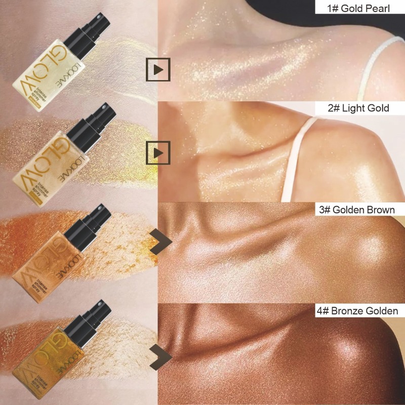 Shimmer Oil Spray Waterdicht L - Body Shimmer Lotion recensie en prijs