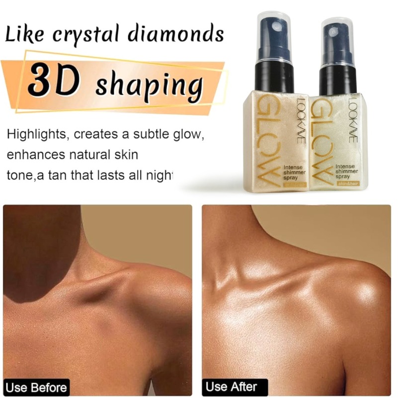 Shimmer Oil Spray Waterdicht L - Body Shimmer Lotion recensie en prijs