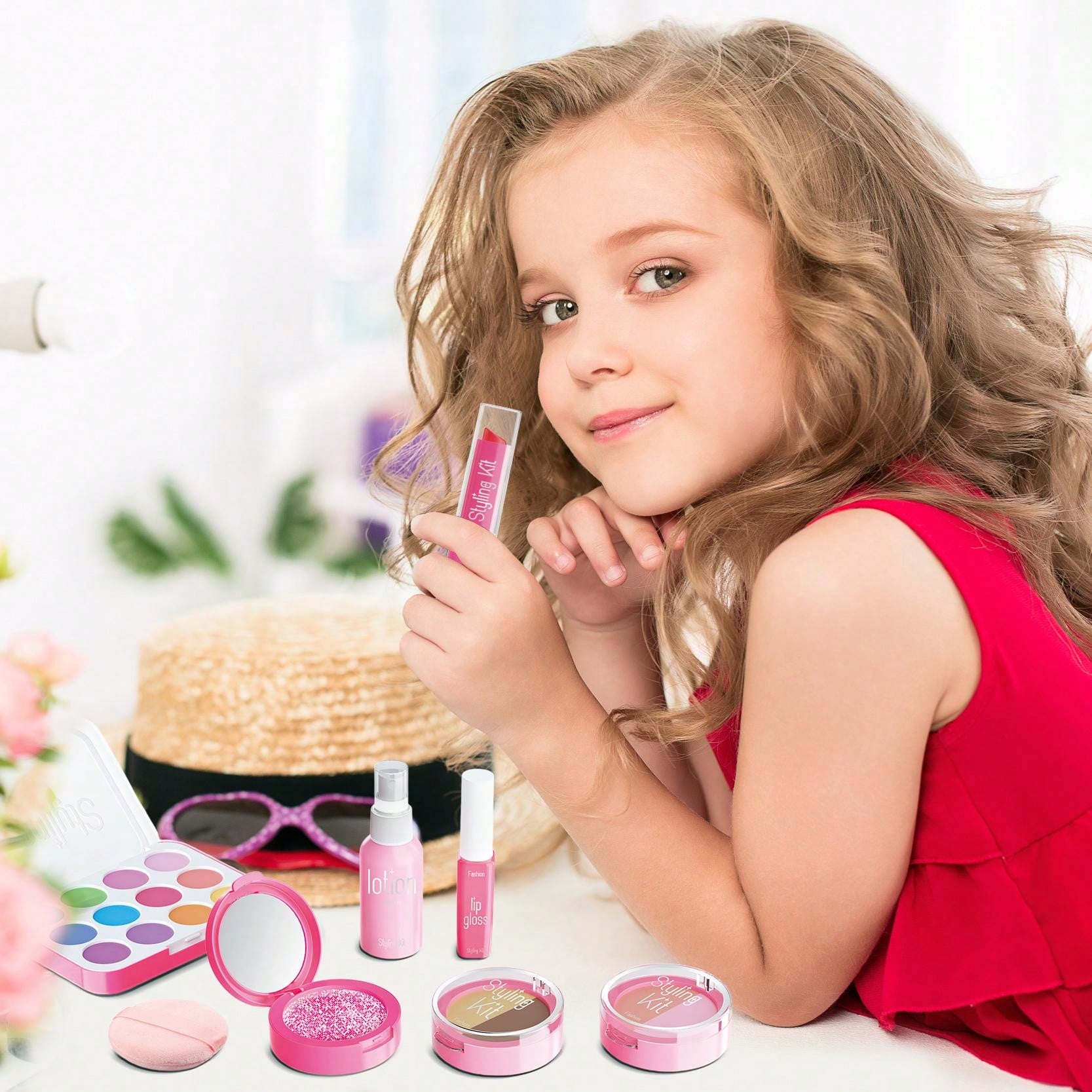 Kinderen doen alsof make-up sp - Beauty Makeup Set For Kids recensie en prijs