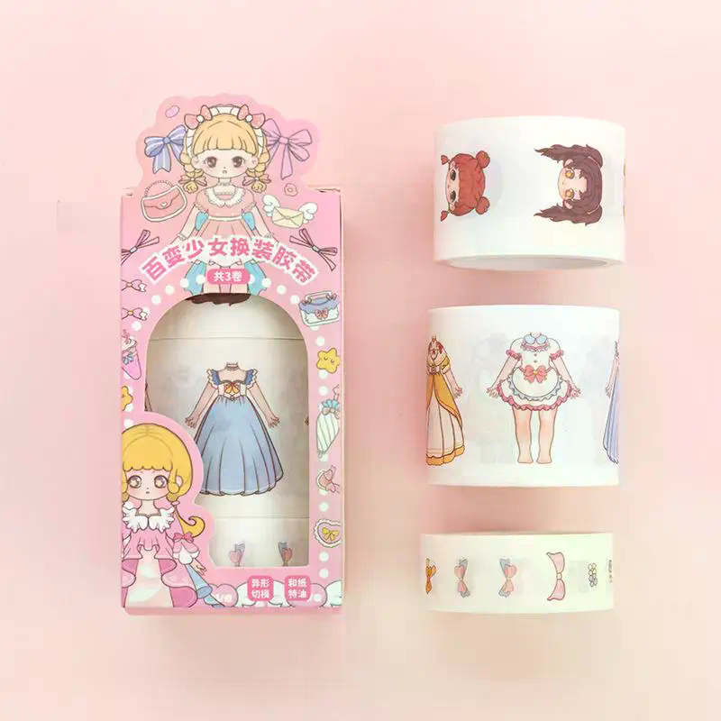 1 doos Cartoon Verkleedsticker - Beauty Makeup For Girl recensie en prijs