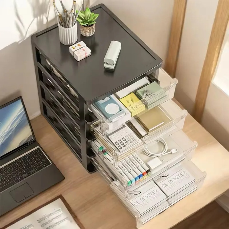 Transparante plastic opbergbox - Beauty Makeup Desk recensie en prijs