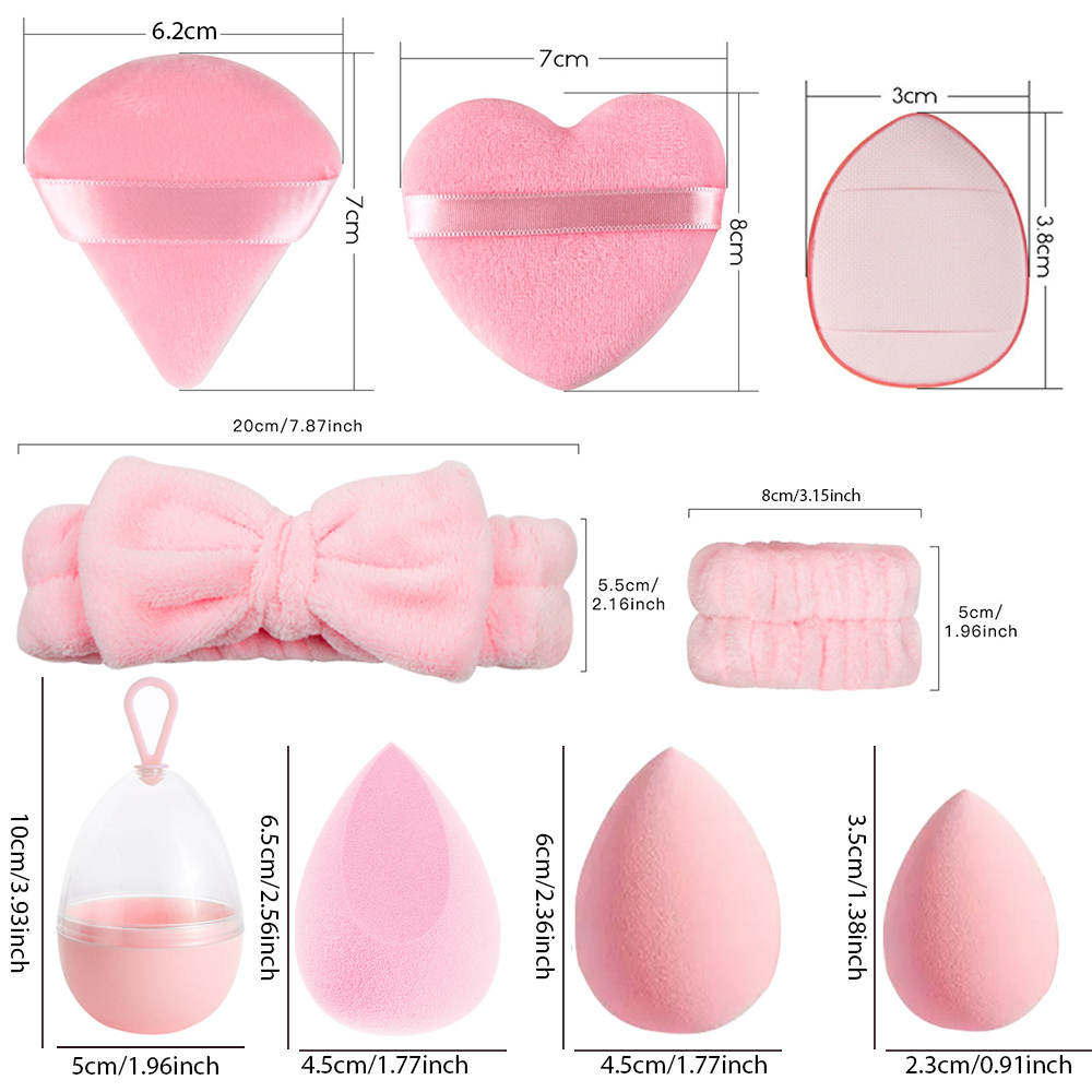 17 stuks make-up spons blender - Beauty Makeup Desk recensie en prijs