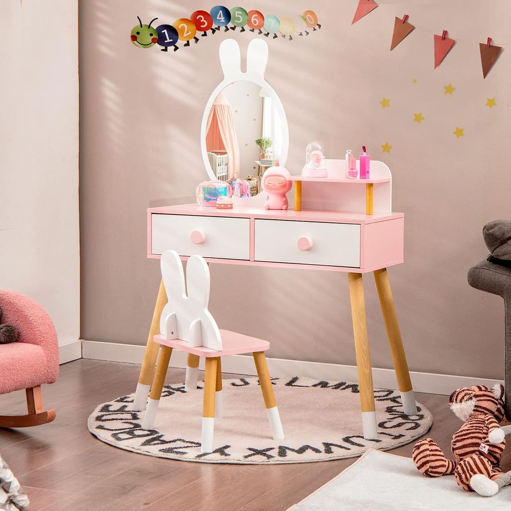 EY Kids Vanity, houten make-up - Beauty Makeup Set For Kids recensie en prijs