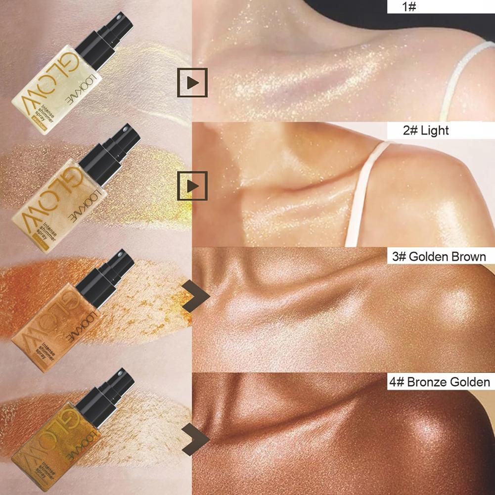 Nieuwe Shimmer Oil Spray Water - Body Shimmer Lotion recensie en prijs