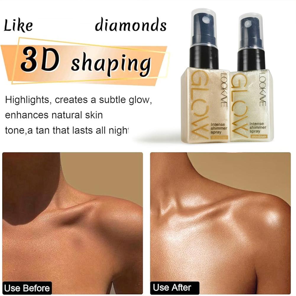 Nieuwe Shimmer Oil Spray Water - Body Shimmer Lotion recensie en prijs