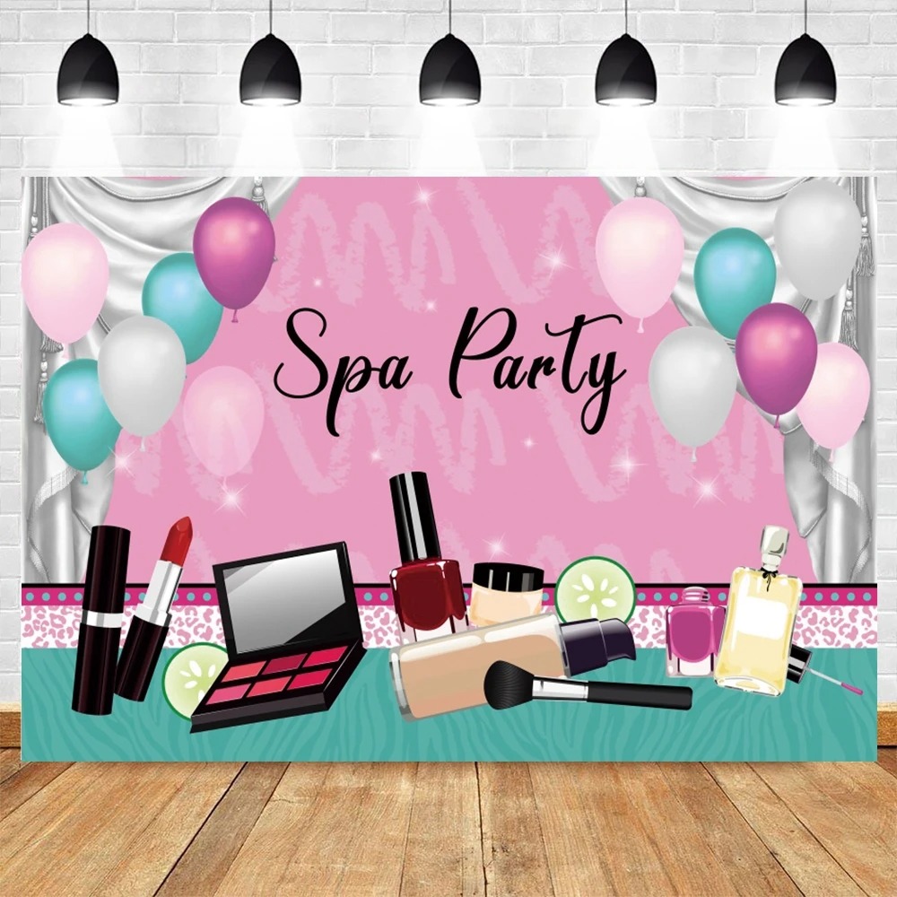 Spa Party Thema Achtergrond vo - Beauty Makeup For Girl recensie en prijs