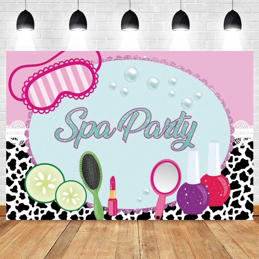 Spa Party Thema Achtergrond vo - Beauty Makeup For Girl recensie en prijs