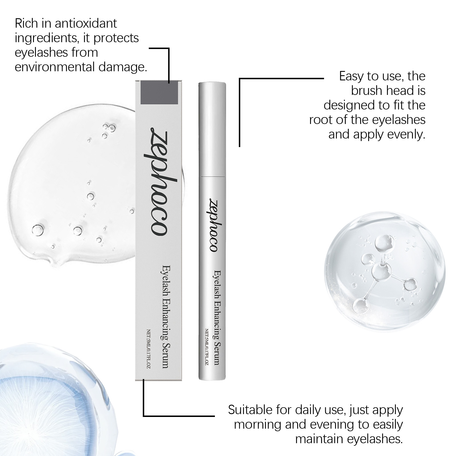 Snelle Wimpergroei Serum Natuu - Lash Serum Growth recensie en prijs