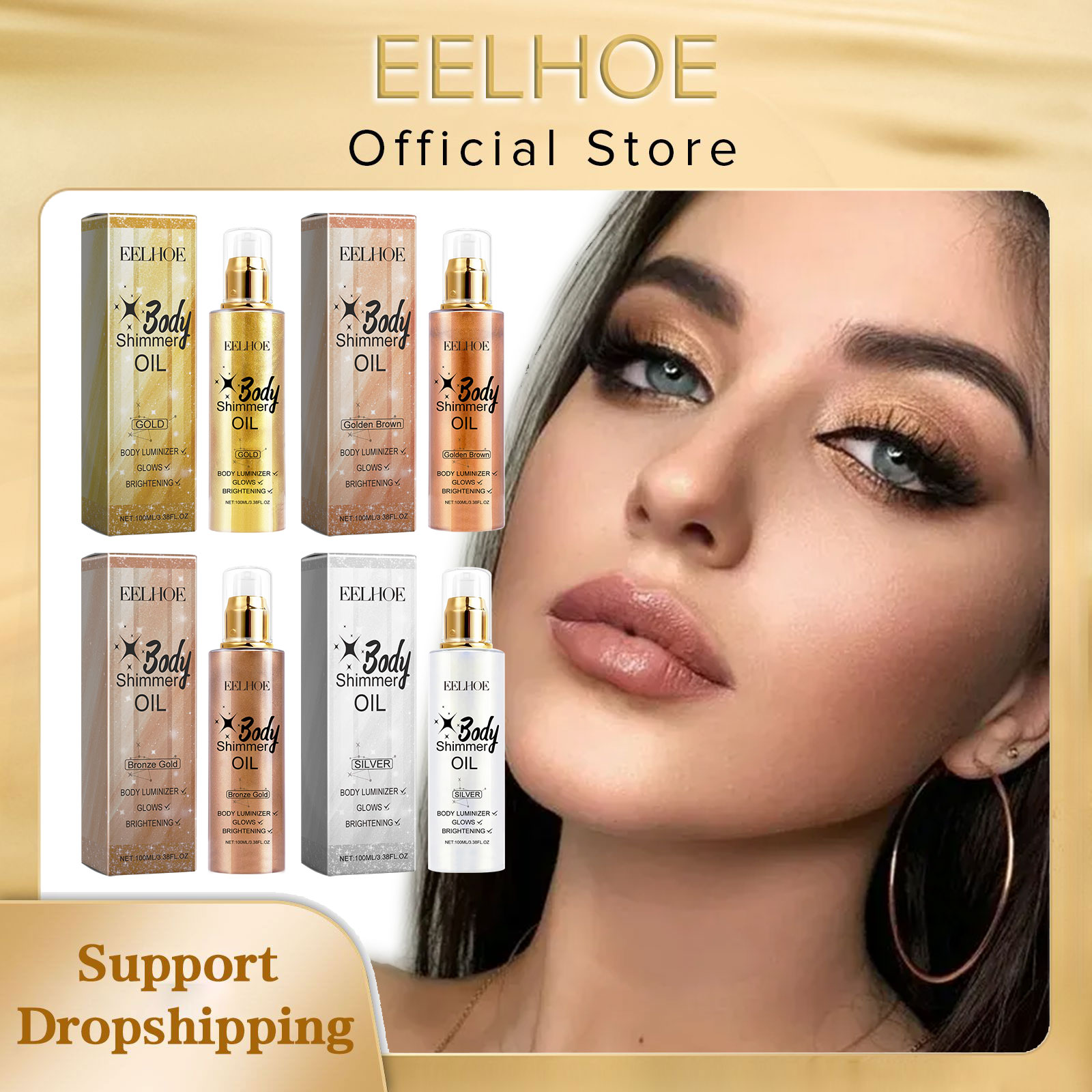 Eelhoe 3d Body Olie Met Glinst - Body Shimmer Lotion recensie en prijs