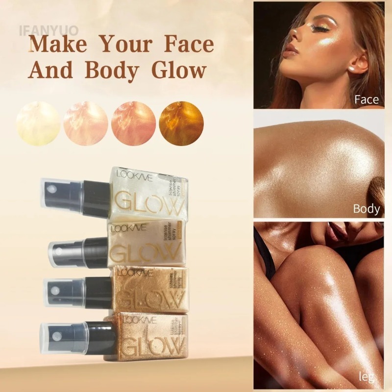 Parelmoer Glitter Spray Shimme - Body Shimmer Lotion recensie en prijs