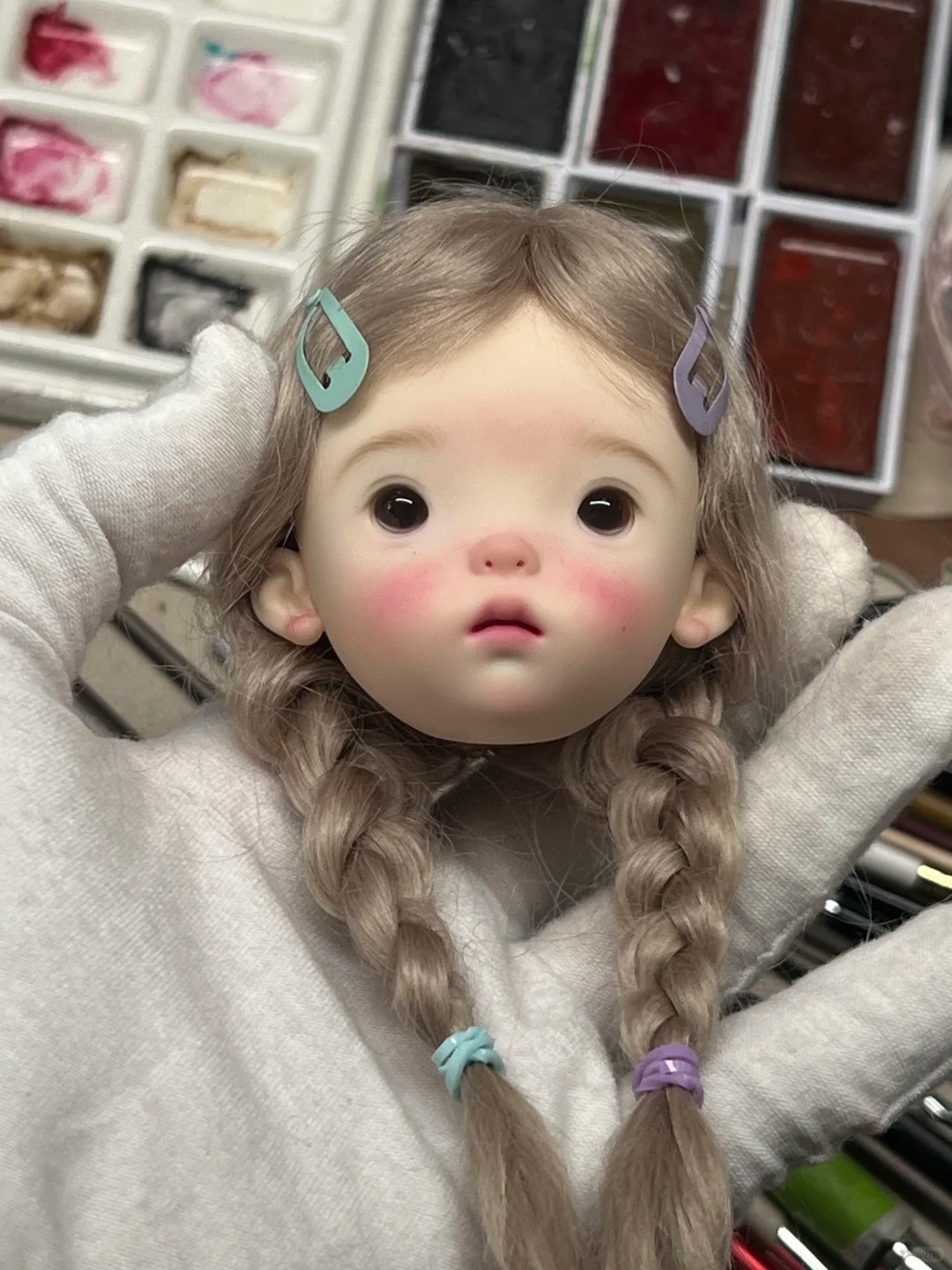 SD BJD pop 1/6 Landoudou hoofd - Beauty Makeup For Girl recensie en prijs