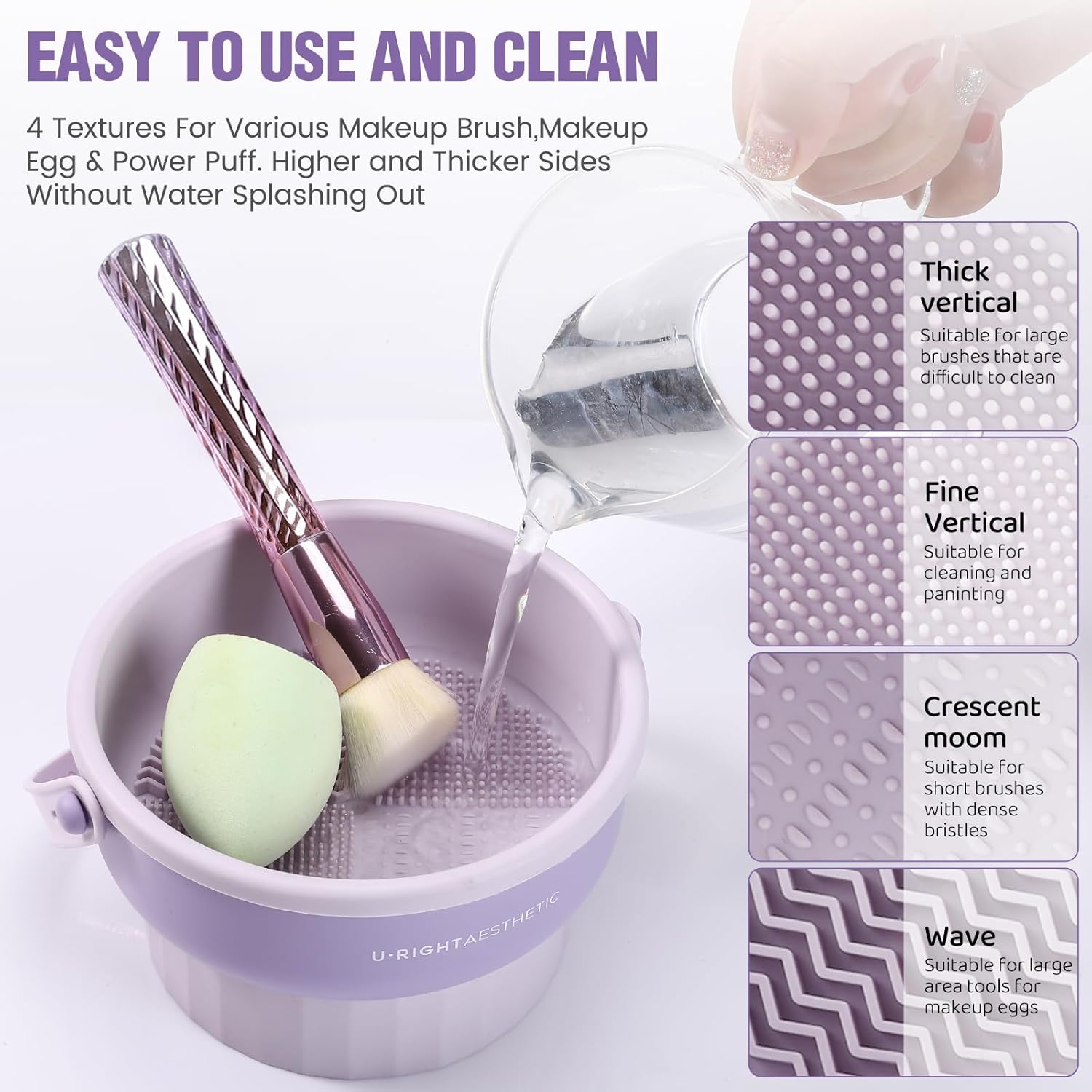 Reinigingskom voor make-upbors - Beauty Makeup Tools Set recensie en prijs