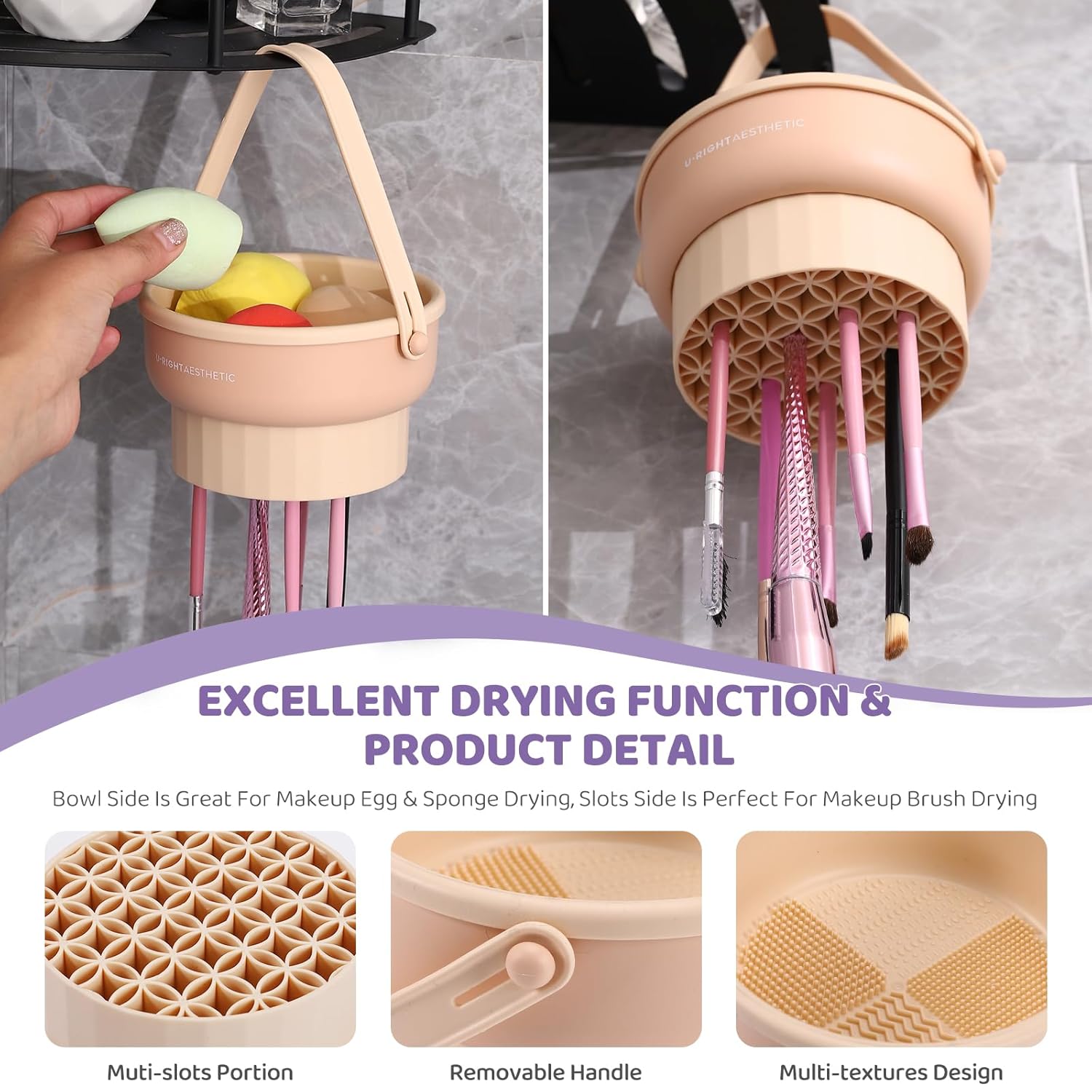 Reinigingskom voor make-upbors - Beauty Makeup Tools Set recensie en prijs