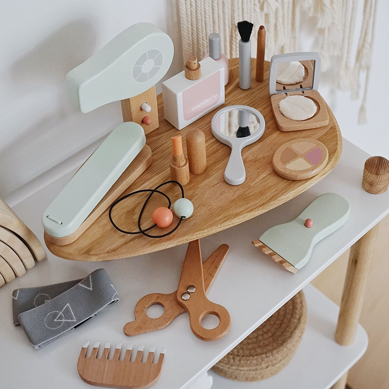 Nieuwe kinderen houten simulat - Beauty Makeup Set For Kids recensie en prijs