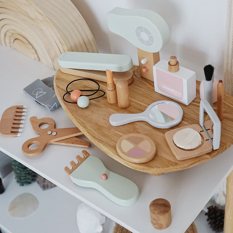 Nieuwe kinderen houten simulat - Beauty Makeup Set For Kids recensie en prijs