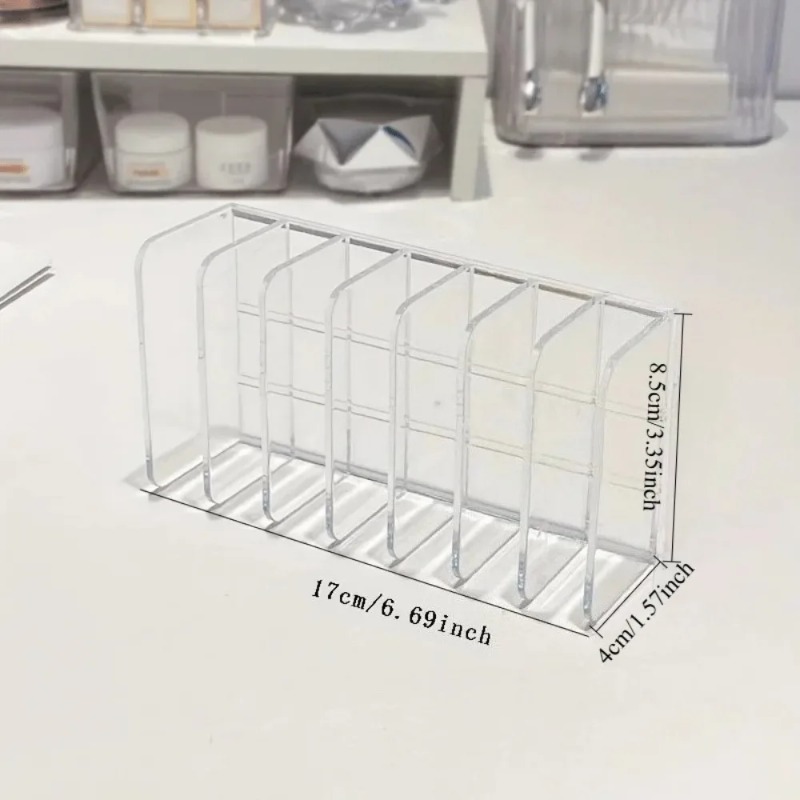 7-slots transparante plastic c - Beauty Makeup Desk recensie en prijs