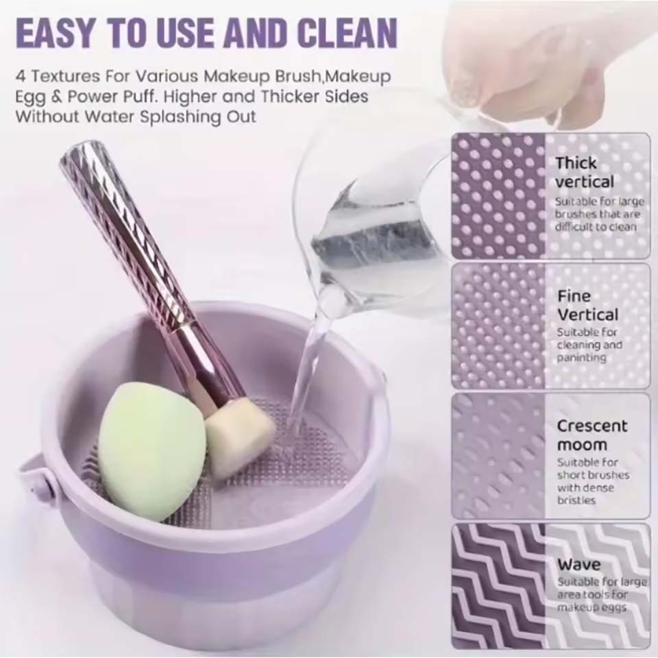 Reinigingskom voor make-upbors - Beauty Makeup Tools Set recensie en prijs