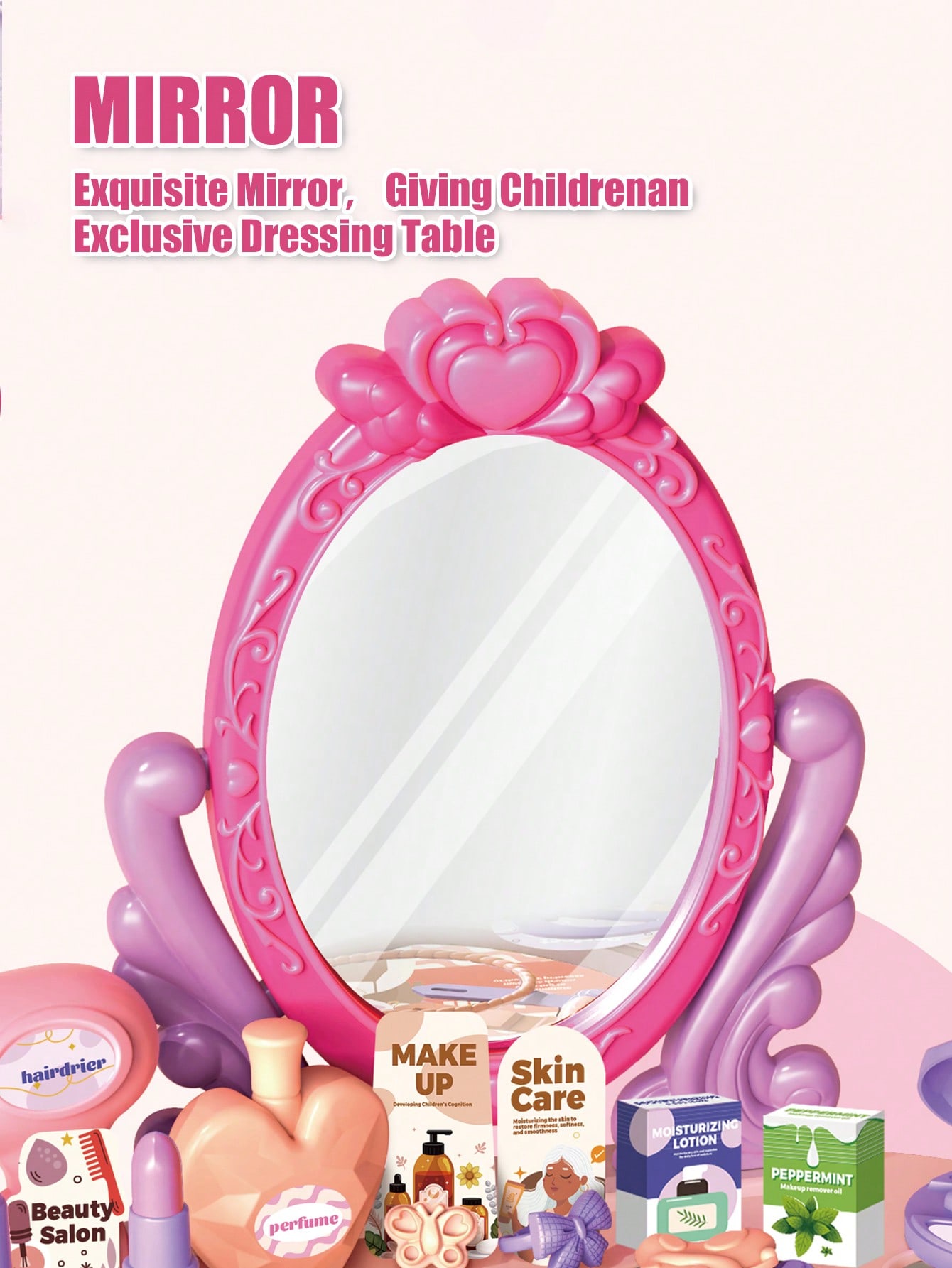 Kinderprinsessen kaptafel spee - Beauty Makeup Desk recensie en prijs