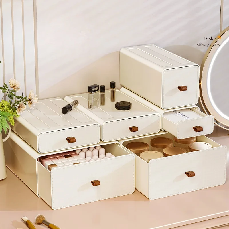 Desktop opbergdoos stapelbaar  - Beauty Makeup Desk recensie en prijs