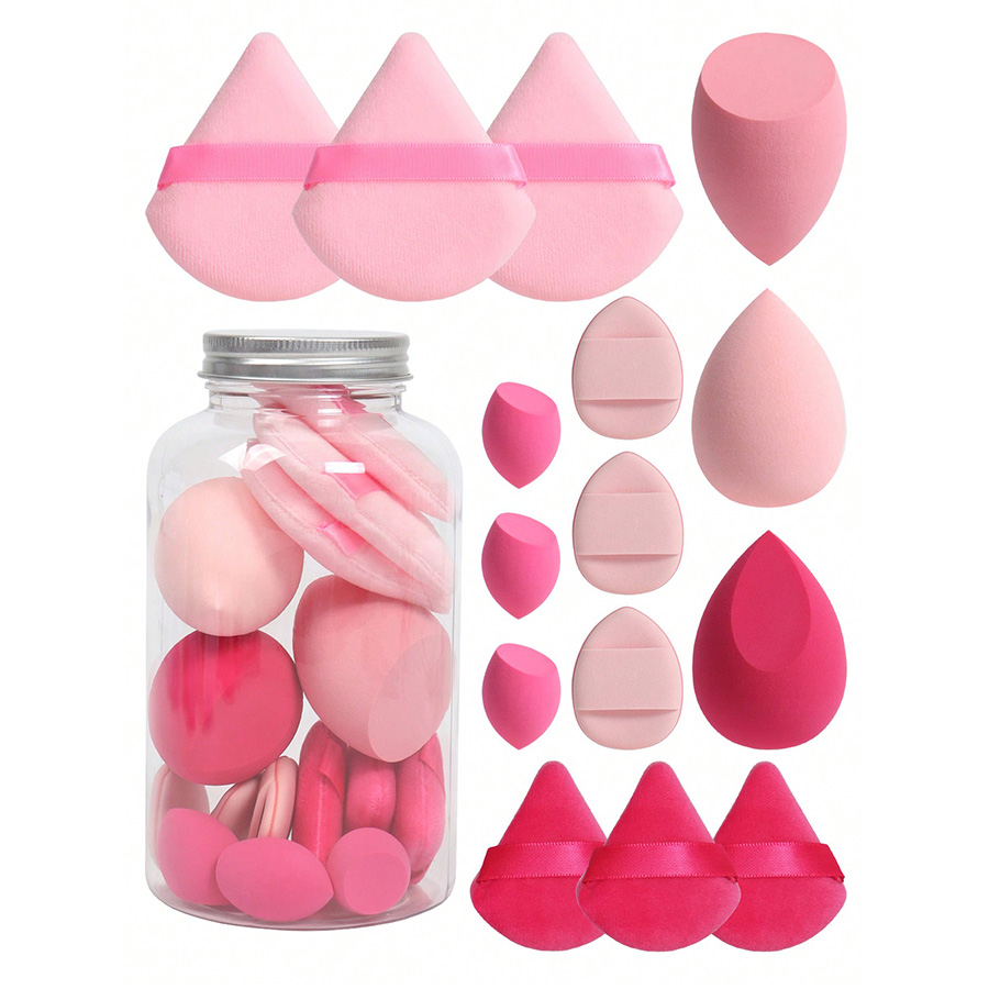 Set van 15 make-upsponzen met  - Beauty Makeup Desk recensie en prijs